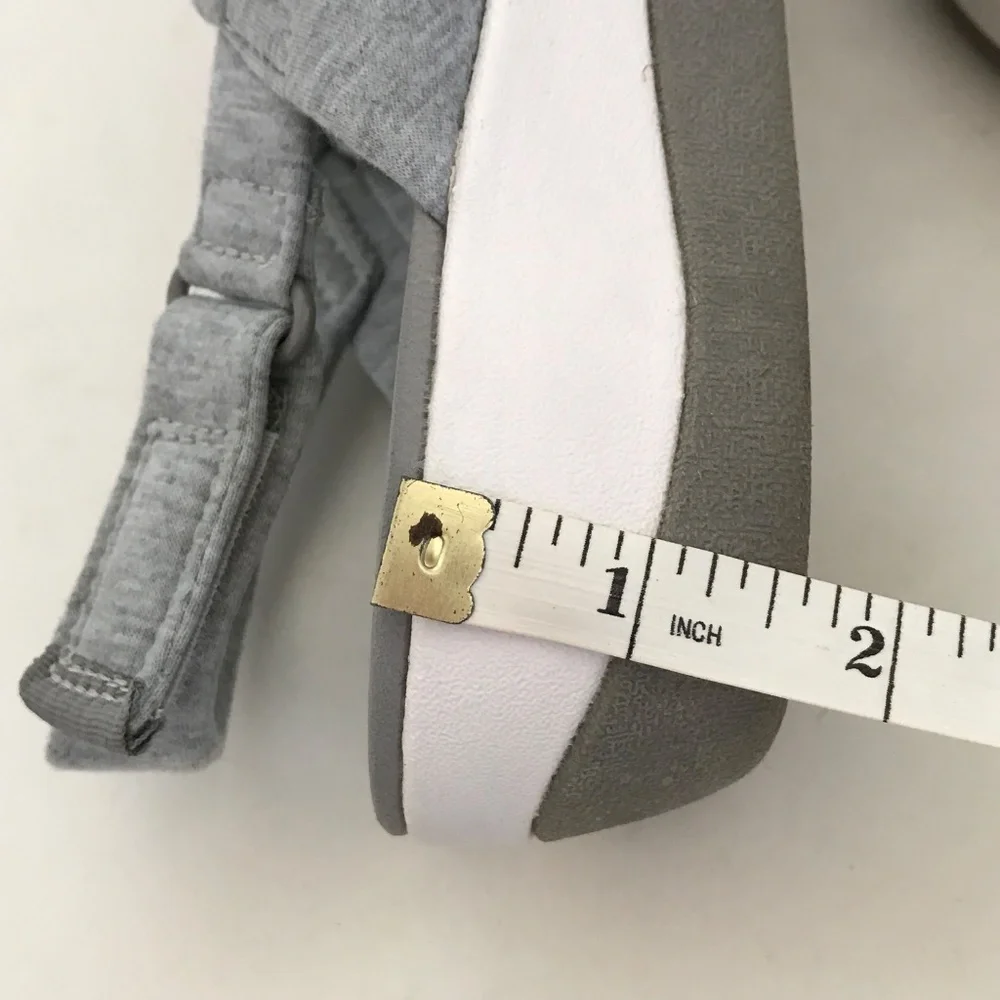 CLOUDSTEPPERS By CLARKS Cushion Soft Sandals Gray Women’s Size 6